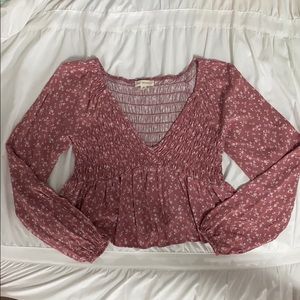 l.a. hearts ribbed top